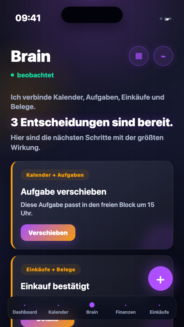Brain - der intelligente Assistent in Tutaris