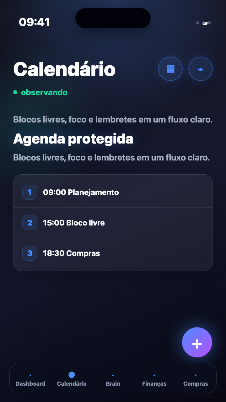 Uma agenda que entende a vida à volta dos eventos