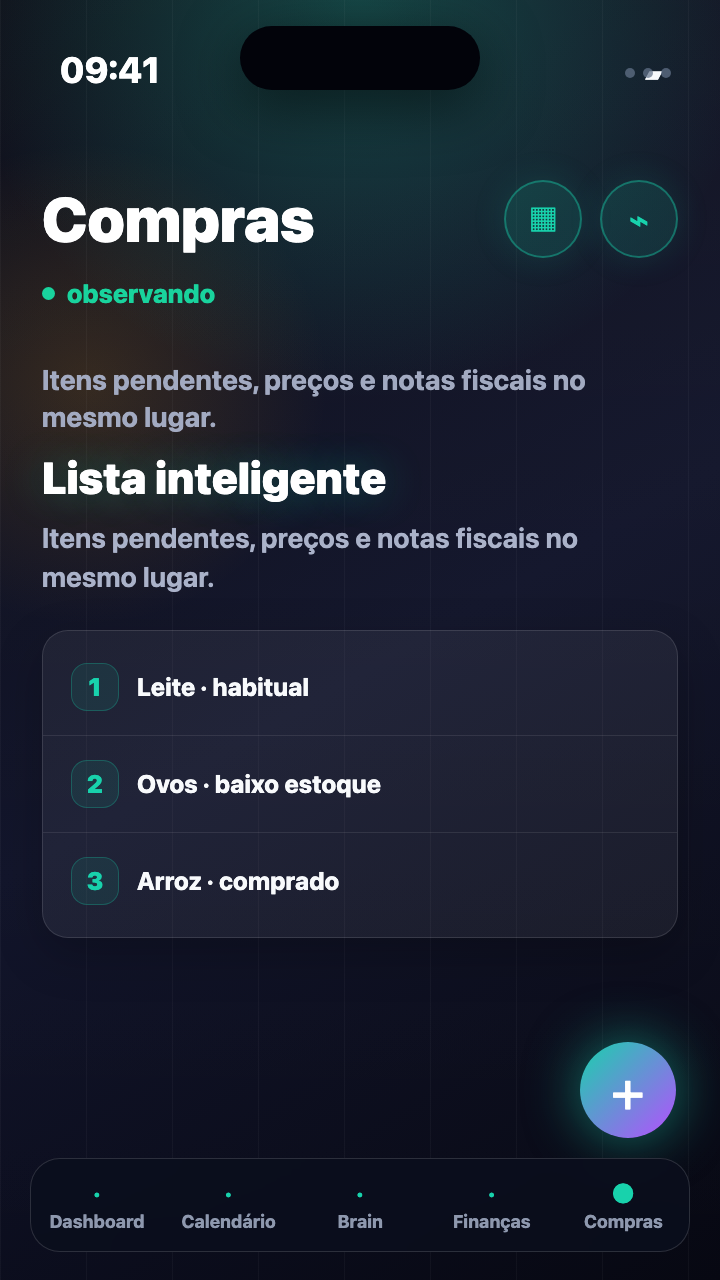 Listas de compras inteligentes ligadas à tua vida