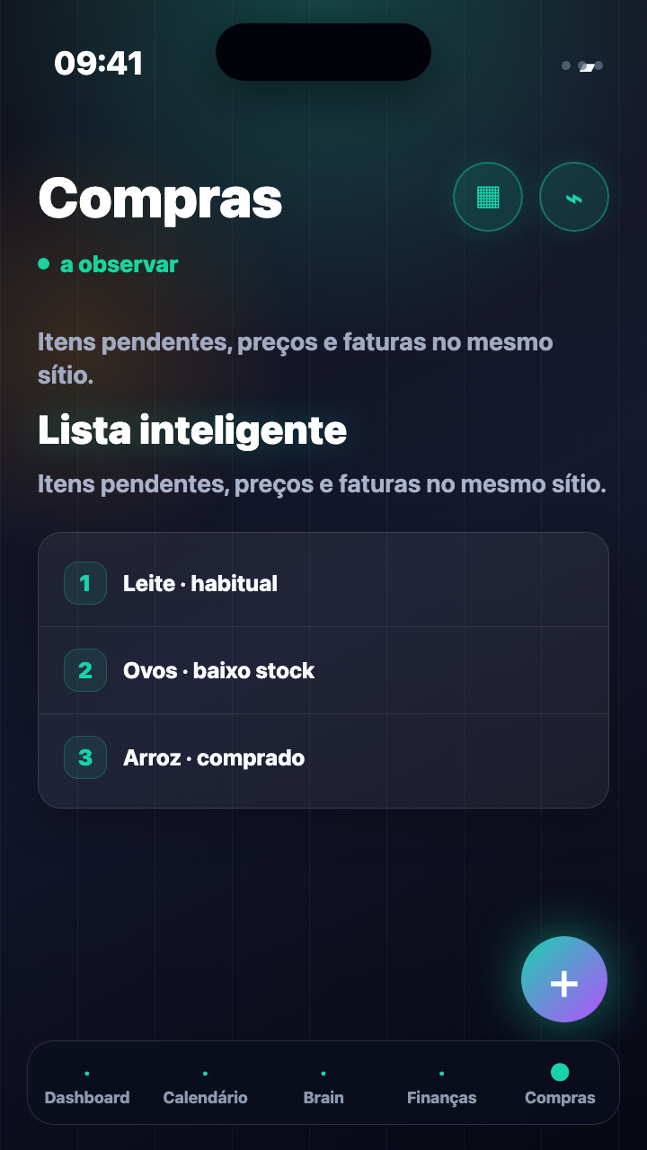 Listas de compras inteligentes ligadas à tua vida